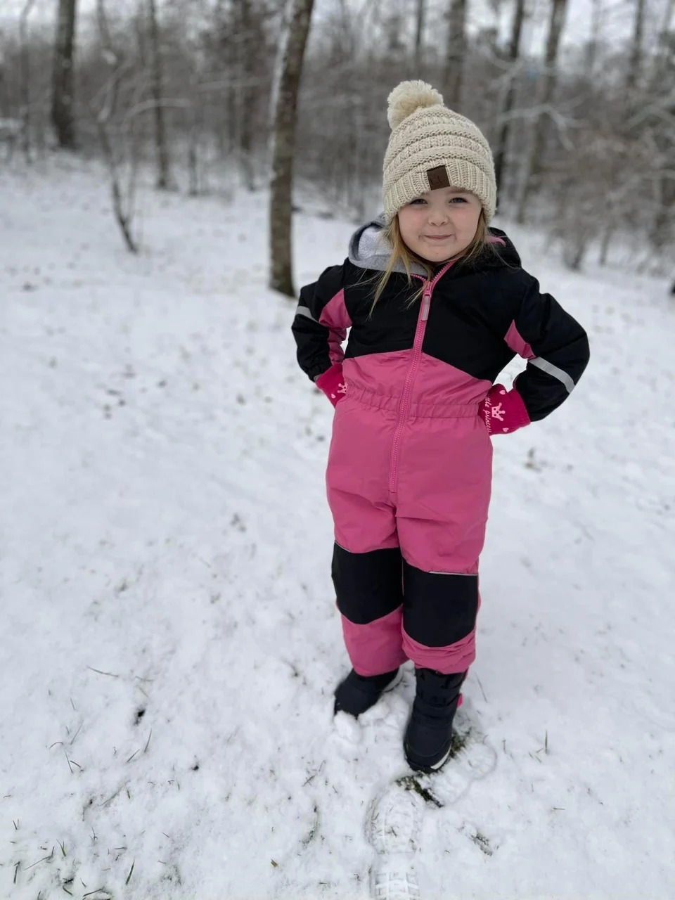 Then 3-year-old Sadie Elliott of Oliver Springs enjoyed the snow on Jan. 6, 2022.