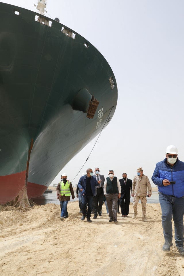 Ever Given cargo ship blocks Suez Canal