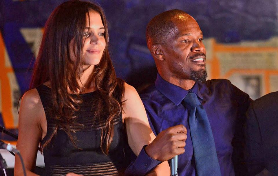 They're believed to have been dating since 2013, so why did it take Katie Holmes and Jamie Foxx so long to go public with their romance? The pair pictured here in 2013. Source: Getty