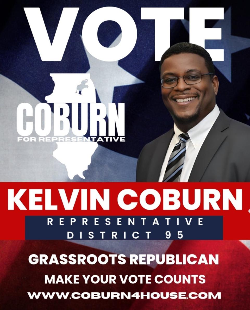 Kelvin Coburn has ended his campaign for Illinois House District 95.