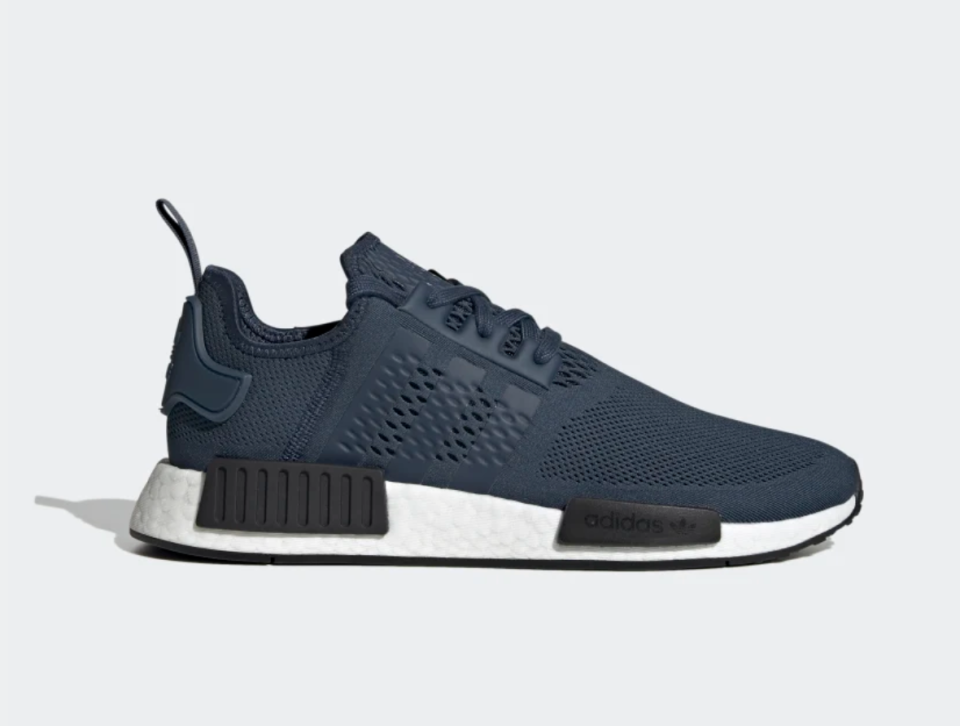 NMD_R1 Shoes in Crew Navy (Photo via Adidas)