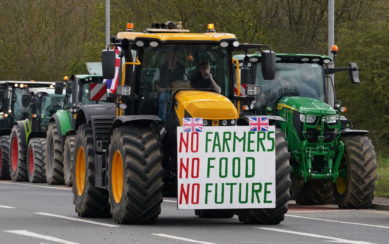 Rishi Sunak's official spokesman insisted British farmers would be at the 'forefront' of future trade deal talks