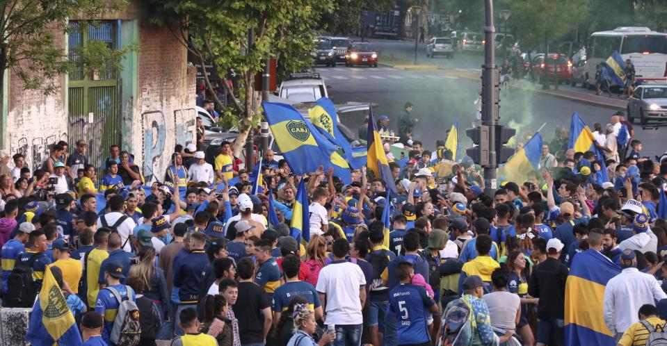 Aficionados de Boca Juniors. (Getty Images)