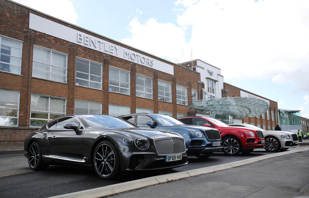 General view outside Bentley Motors in Crewe, following the outbreak of the coronavirus disease (COVID-19), Crewe, Britain, June 5, 2020. REUTERS/Molly Darlington