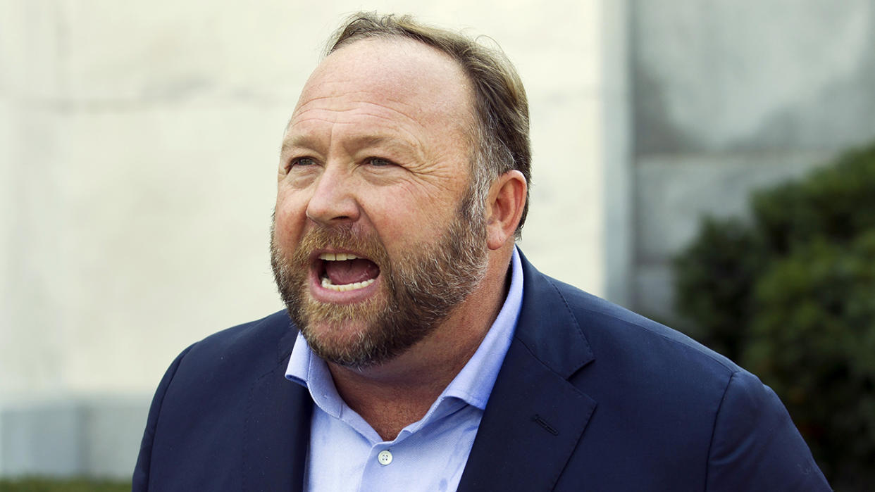 Alex Jones. (AP Photo/Jose Luis Magana, File)