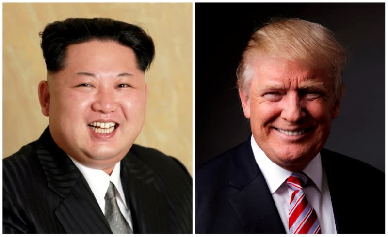 (North Korean leader Kim Jong Un (left) and US President Donald Trump are set to meet in Singapore on 12 June, 2018. Reuters file photos)