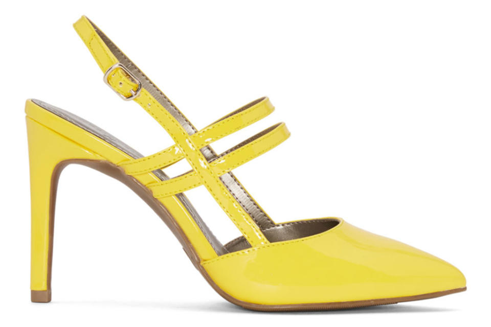 worthington, yellow pumps