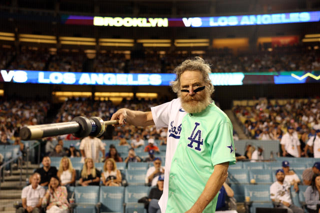 Dodgers Bryan Cranston 2022 MLB All-Star Celebrity Softball Game White  Green Jersey