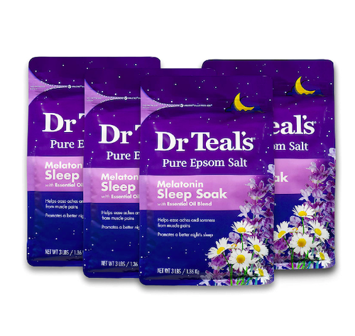 Dr Teal's Pure Epsom Salt, Melatonin Sleep Soak