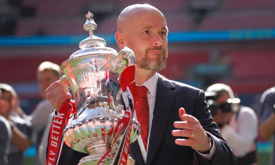 <span>Erik Ten Hag survived at Manchester United after leading them to FA Cup glory against neighbours City.</span><span>Photograph: Tom Jenkins/The Observer</span>