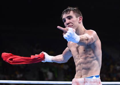 Michael Conlan reacts after his semifinal loss (Getty Images)