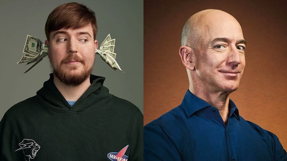 ¿MrBeast recibirá una donación de Jeff Bezos?