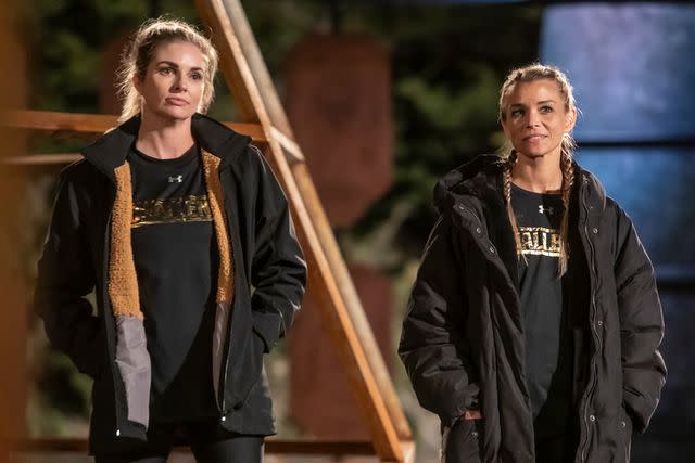 <p>Juan Cruz Rabaglia/PARAMOUNT+/MTV</p> Trishelle Cannatella (left) on 'The Challenge: All-Stars' with Kendal Sheppard