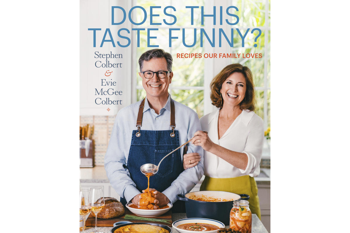 Stephen & Evie Colbert offer a cookbook that’s also a window on their lives