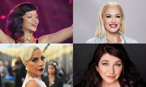 Rihanna, Gwen Stefani, Lady Gaga and Kate Bush