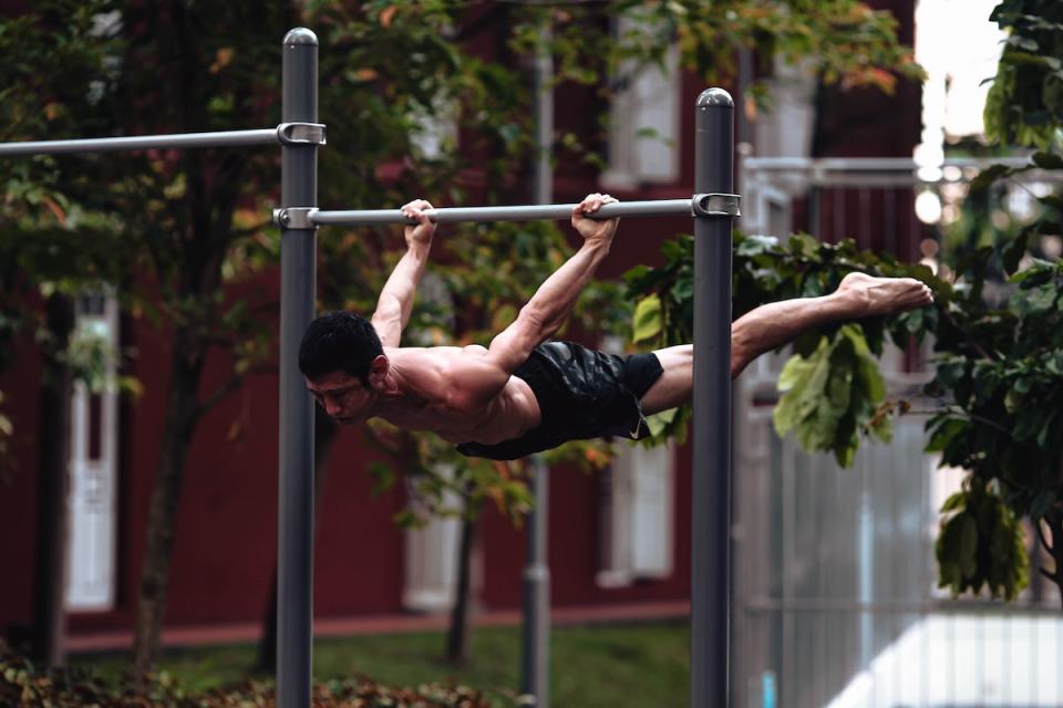 After his muay thai career, Jay helped set up the BodyTree Gymnastics Strength Training in Singapore.  