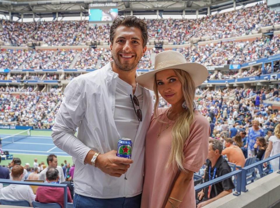 Jason Tartick, Kaitlyn Bristowe, 2019 U.S. Open