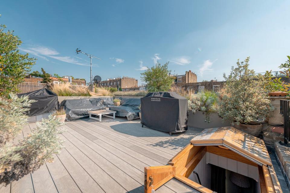 The three-storey mews house comes with a roof terrace (Handout)