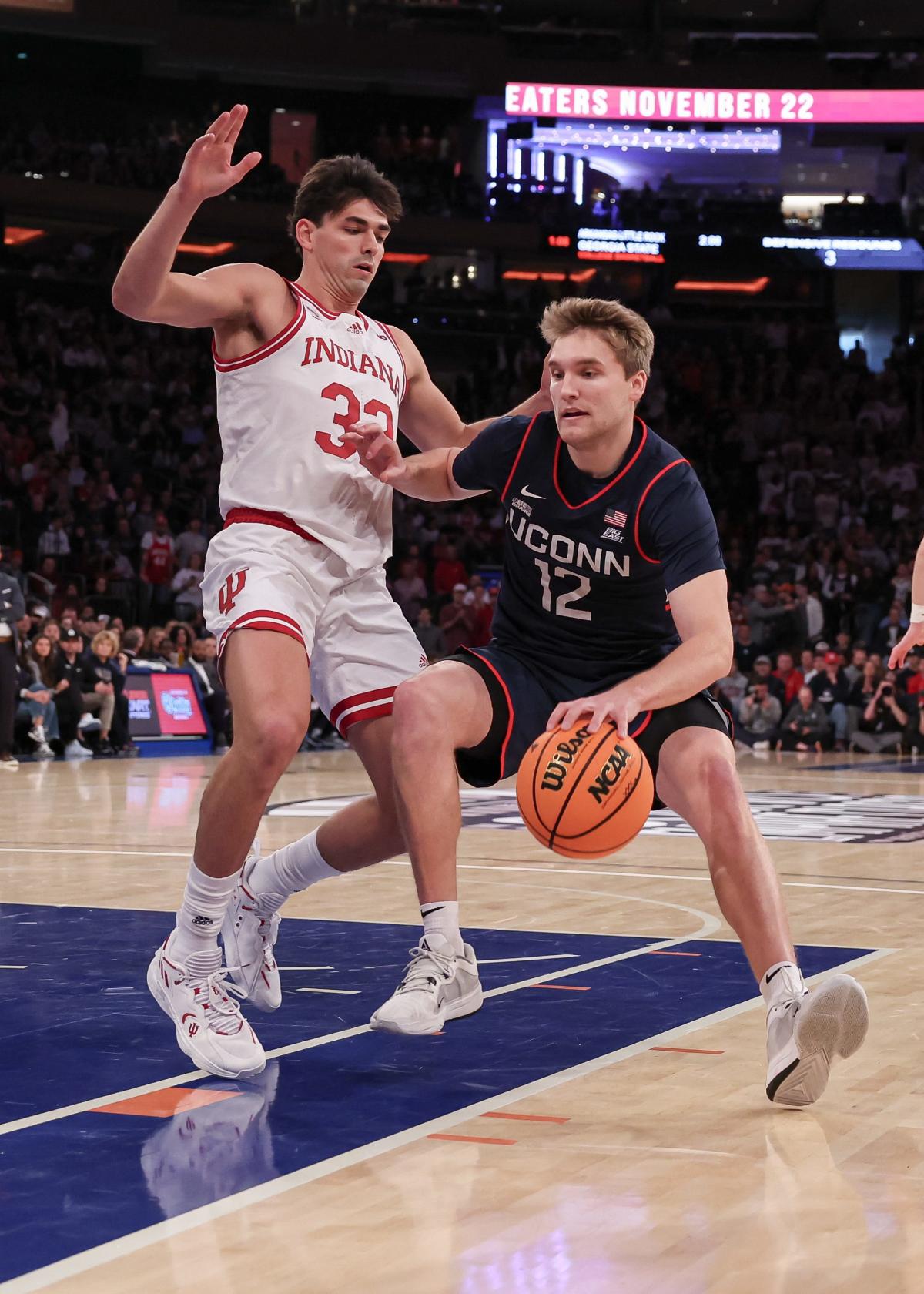 Against the national champions, Hoosiers were a clear second best