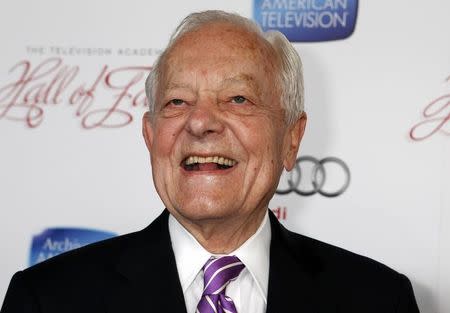 Bob Schieffer, host of the CBS news program "Face the Nation" and Hall of Fame inductee, poses at the Academy of Television Arts & Sciences 22nd annual Hall of Fame gala in Beverly Hills, California March 11, 2013. REUTERS/Fred Prouser