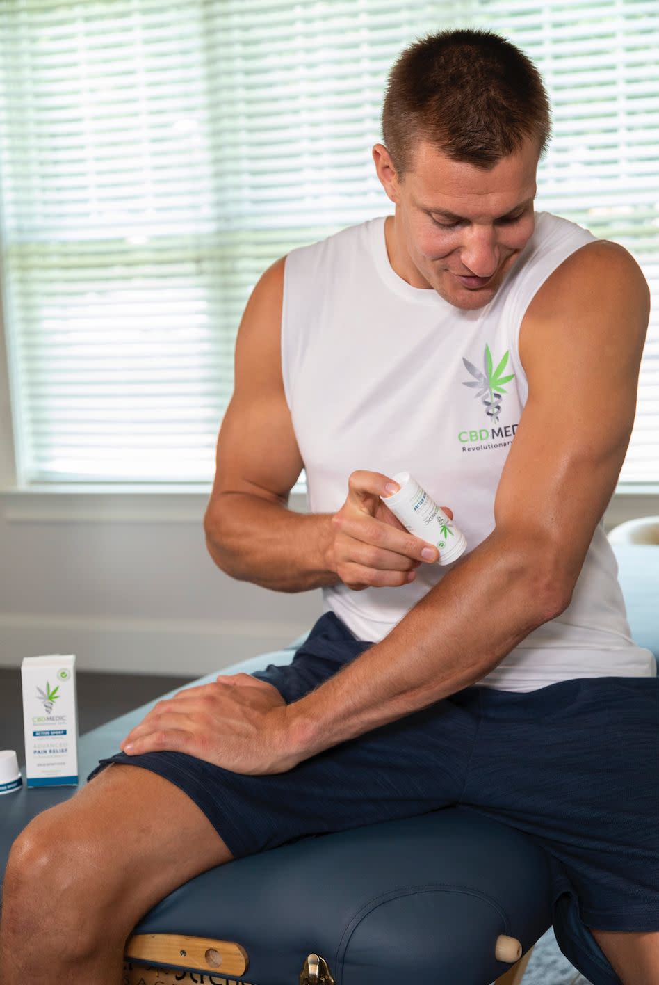 Since CBD is being pushed as a miracle cure by pretty much everyone except scientists, the challenge is figuring out the right brand. Former New England Patriots superstar Rob Gronkowski seems to like this <a href="https://cbd-medic.com/product/active-sport-solid-sport-stick/" target="_blank" rel="noopener noreferrer">CBD roll-on</a>. Look at the sensuous way he puts it on a random part of his arm. Look at the loving look on his face as he slowly rubs the applicator up and down, slowly but surely. Wow. We're sold. I guess.