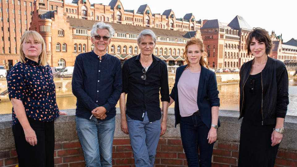 “Sonderlage” team: Solveig Willkommen (editorial department at RTL), Norbert Eberlein (writer), Andreas Senn (director), Henny Reents (lead actress), Lucia Staubach (exec producer) - Credit: Courtesy of RTL Television (Nicolas Maack)