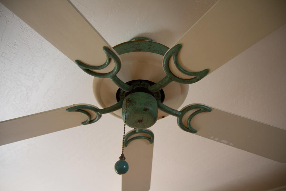 The mighty ceiling fan might look like a mere decorative device, but it's a secret weapon for keeping energy costs down. It works in both warm and chilly seasons because a ceiling fan circulates air. So as the warm air in your living space rises, a ceiling fan forces it back down to where it's needed, working optimally at a low speed and in a clockwise direction. <br></br> <strong>Payback Time:</strong> If you adjust your thermostat in accordance with ceiling fan use, you'll save a minimum of 10% off your heating and cooling costs. The trick is not to run the fan and your air (or heat) at full blast, but to raise your thermostat in the summer, and lower it in the winter, letting the ceiling fan do the work. Assuming it takes two $50 ceiling fans to cover your main living space, and your energy costs average $150 a month, you'll see payback within seven months. <br></br> (Photo by Eugene Kim/Flickr Creative Commons)