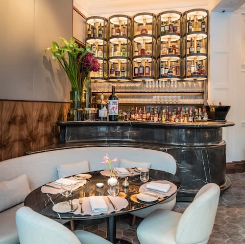  the new Jean George restaurant at the Connaught Hotel - Credit: Andrew Crowley for The Telegraph