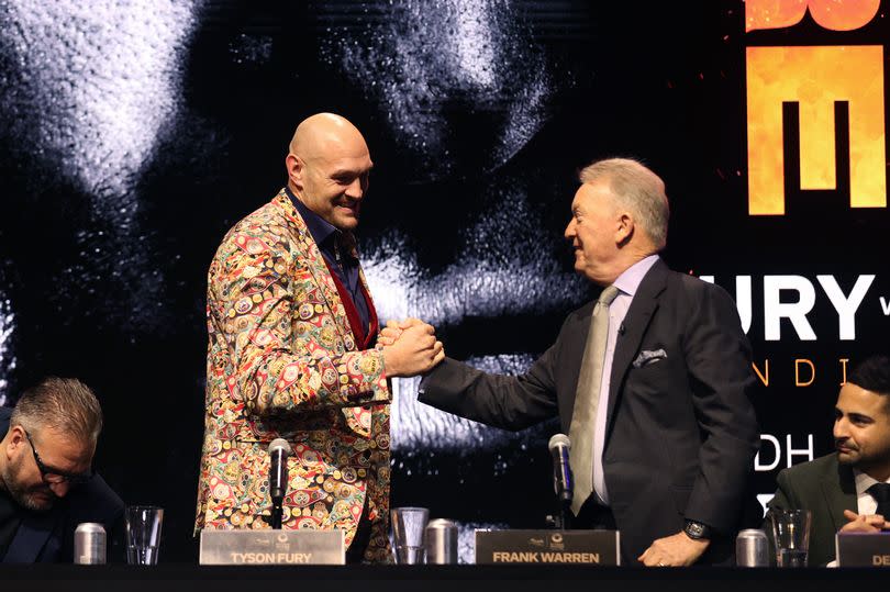 Tyson Fury and Frank Warren