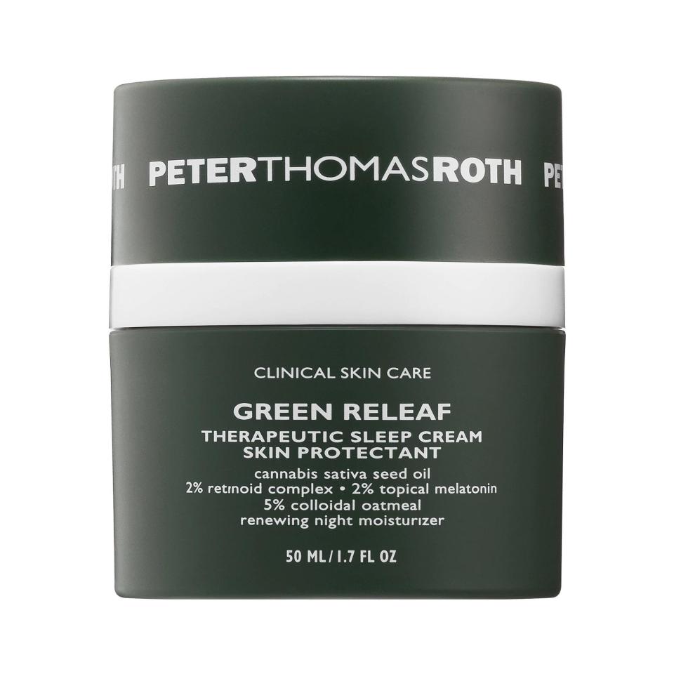 Peter Thomas Roth Green Releaf Therapeutic Sleep Cream Skin Protectant