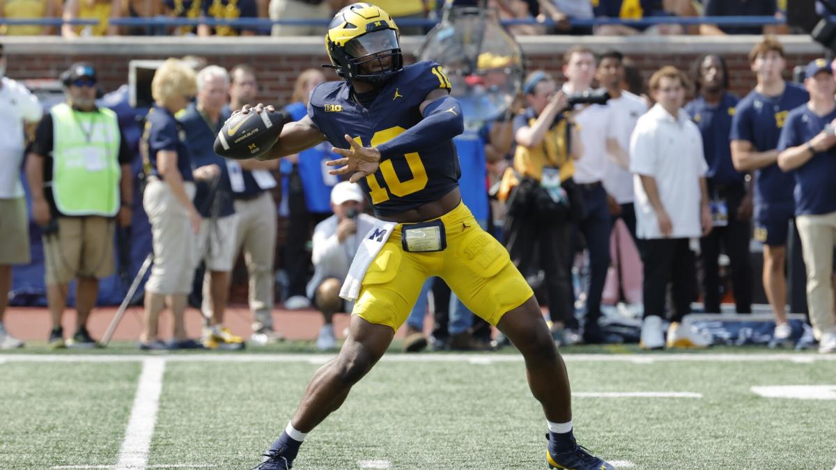 Alex Orji to start at QB for No. 18 Michigan against No. 11 USC