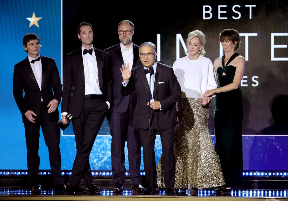 Smart With "Mare Of Easttown" Cast & Crew At Critics Choice Awards