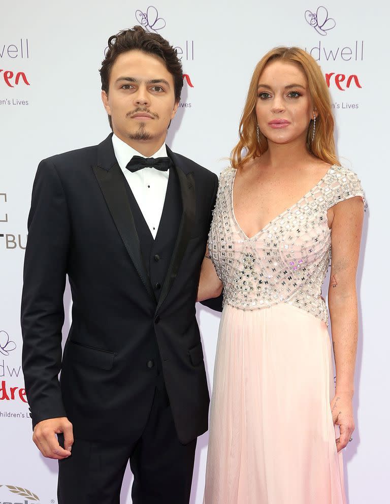 Egor Tarabasov and Lindsay Lohan