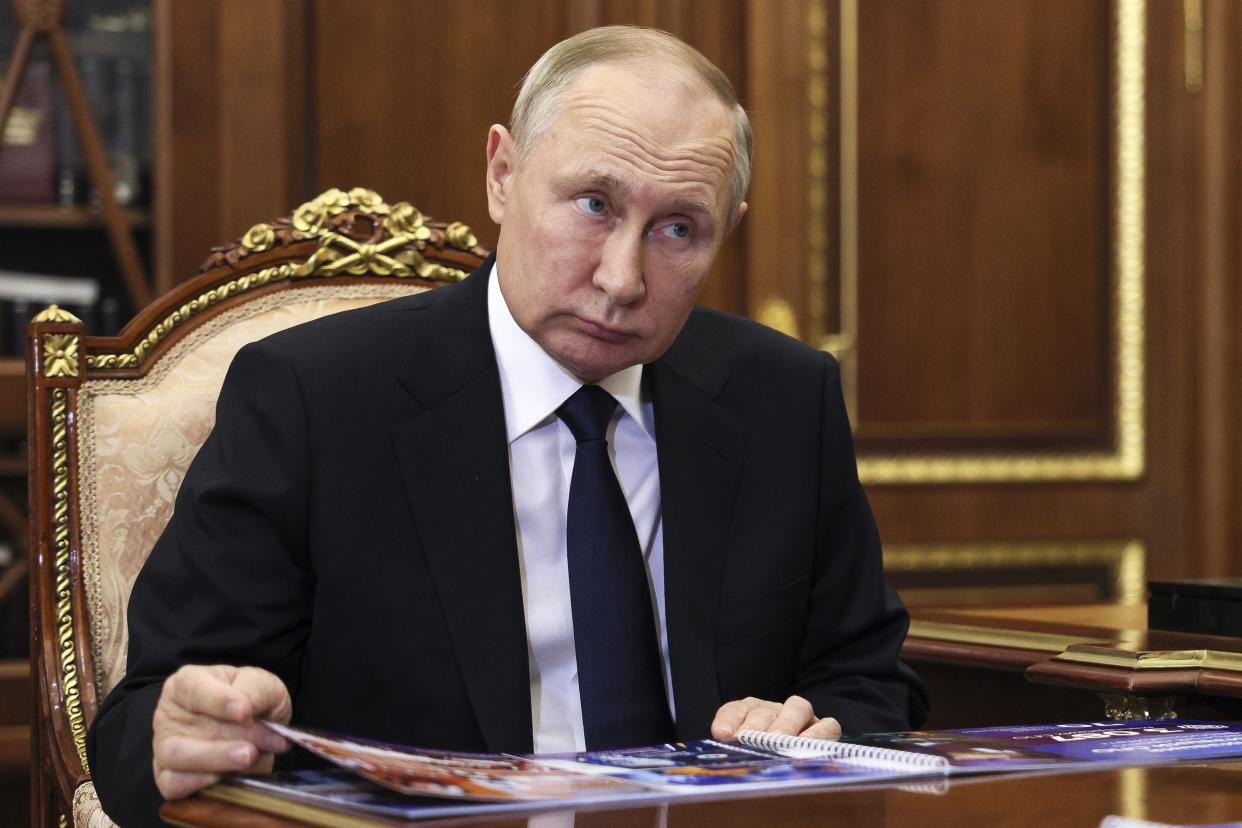 Russians have named Vladimir Putin their politician of the year. (AP)