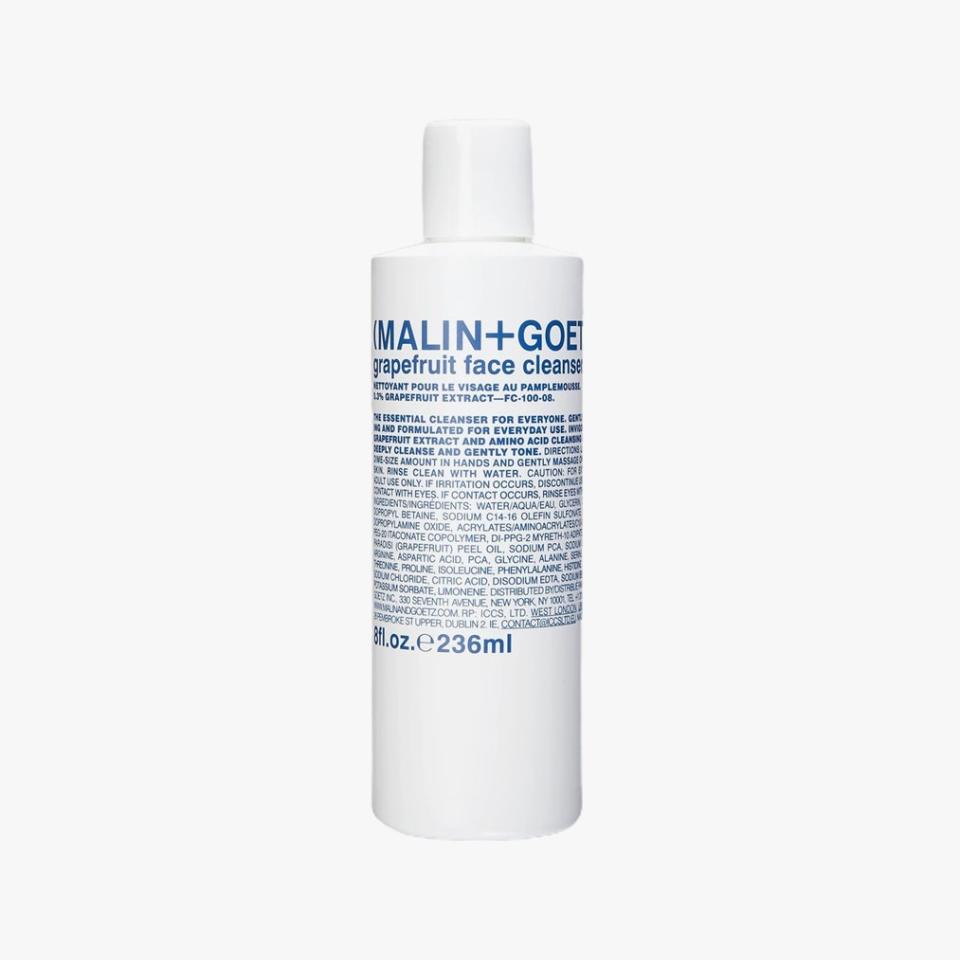 Malin + Goetz grapefruit face cleanser