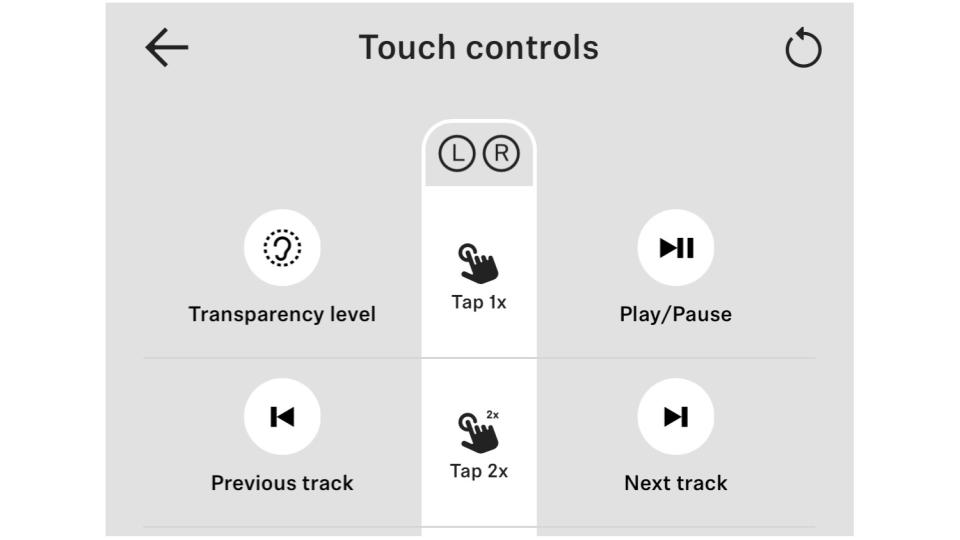 Sennheiser Customise setting on Smart Control app