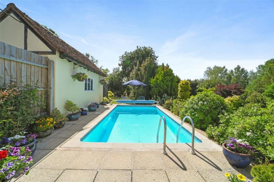 East Anglian Daily Times: There is a heated swimming pool in the garden