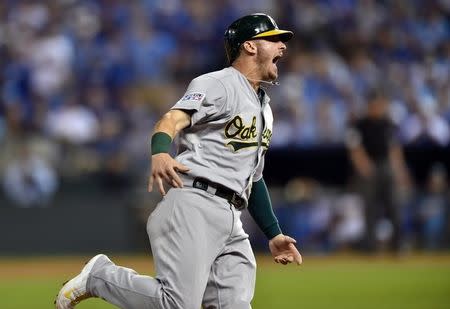 A's trade Donaldson for Lawrie and 3 prospects