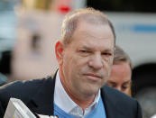 <p>Film producer Harvey Weinstein arrives at the 1st Precinct in Manhattan in New York, May 25, 2018. (Photo: Lucas Jackson/Reuters) </p>