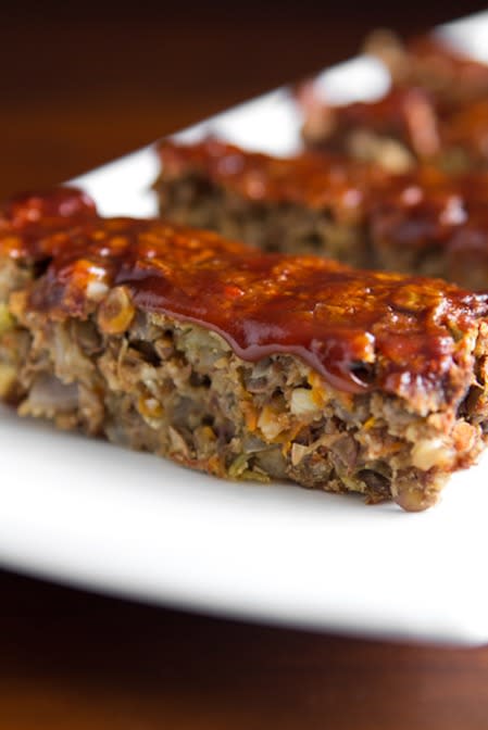 <a href="http://ohsheglows.com/2012/10/05/glazed-lentil-walnut-apple-loaf-revisited/" rel="nofollow noopener" target="_blank" data-ylk="slk:Glazed Lentil Walnut Apple Loaf;elm:context_link;itc:0;sec:content-canvas" class="link ">Glazed Lentil Walnut Apple Loaf</a> by Oh She Glows. (Photo: Oh She Glows)