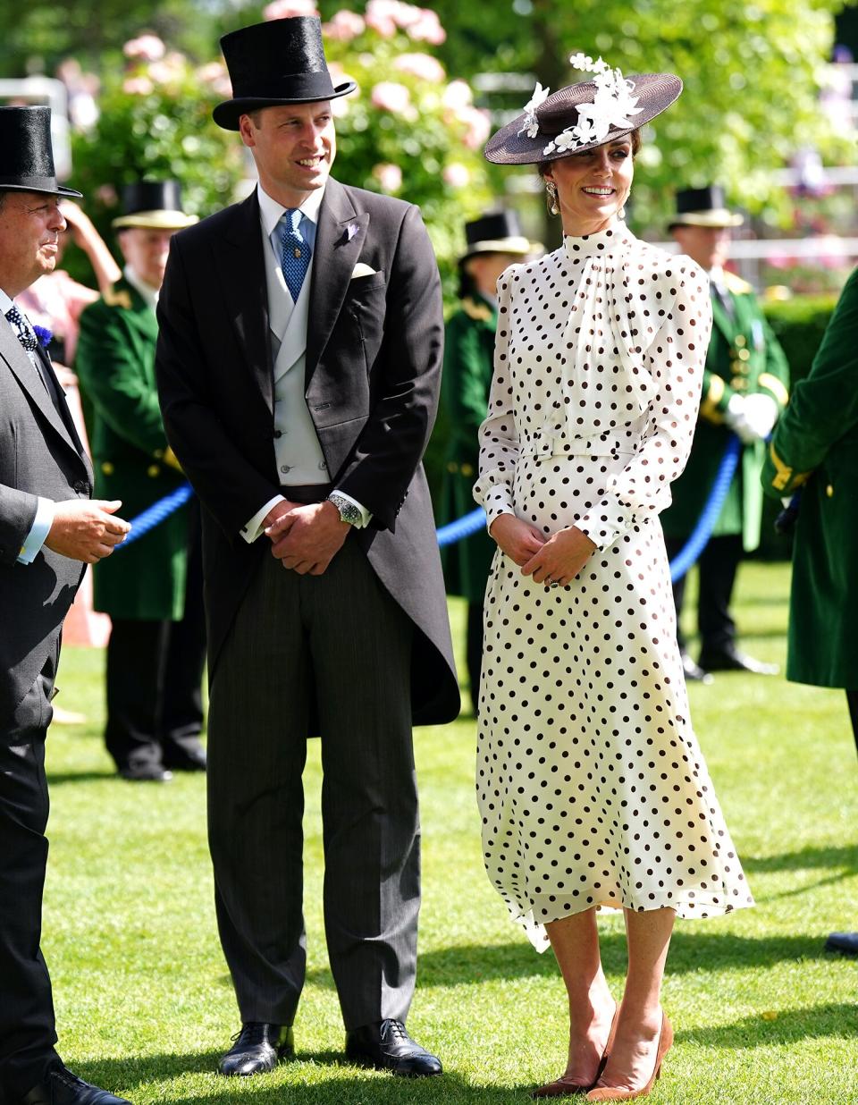 The Duke of Cambridge and The Duchess of Cambridge during day four of Royal Ascot