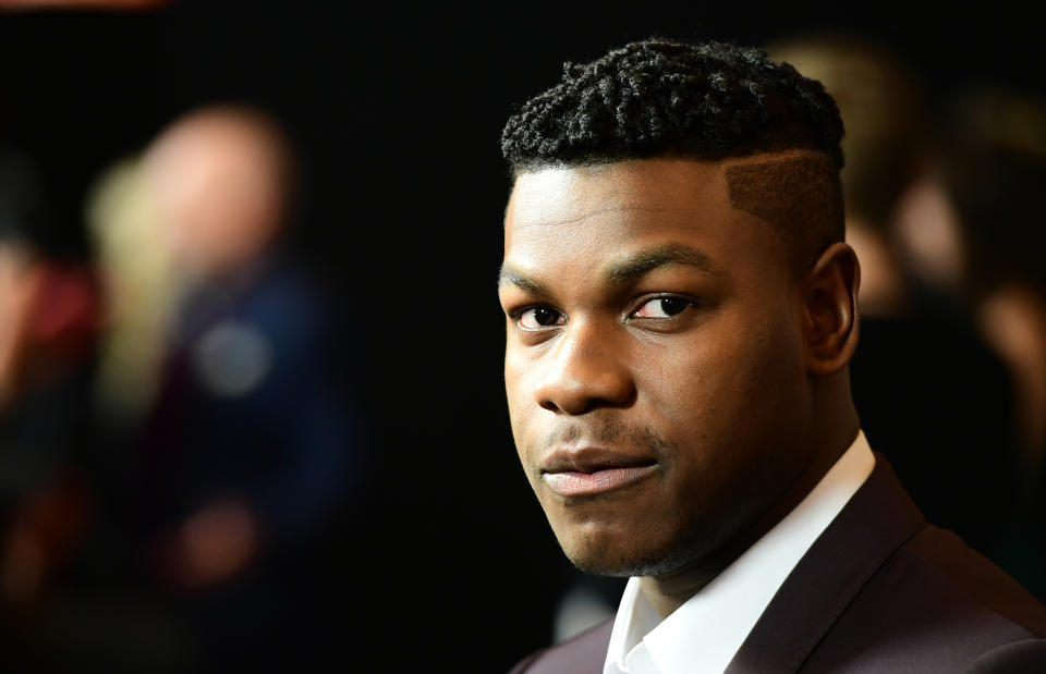 File photo dated 15/03/18 of John Boyega, who said he does not want to "work in fear" when he is in the US as he addressed the unrest that has been triggered by the death of a black man during a police arrest.