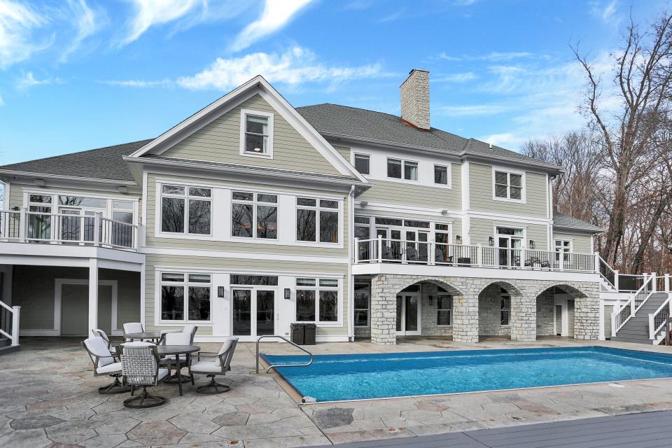 The most expensive home sold in Monroe County in 2023 features lots of space, an outdoor pool and views of Lake Monroe.