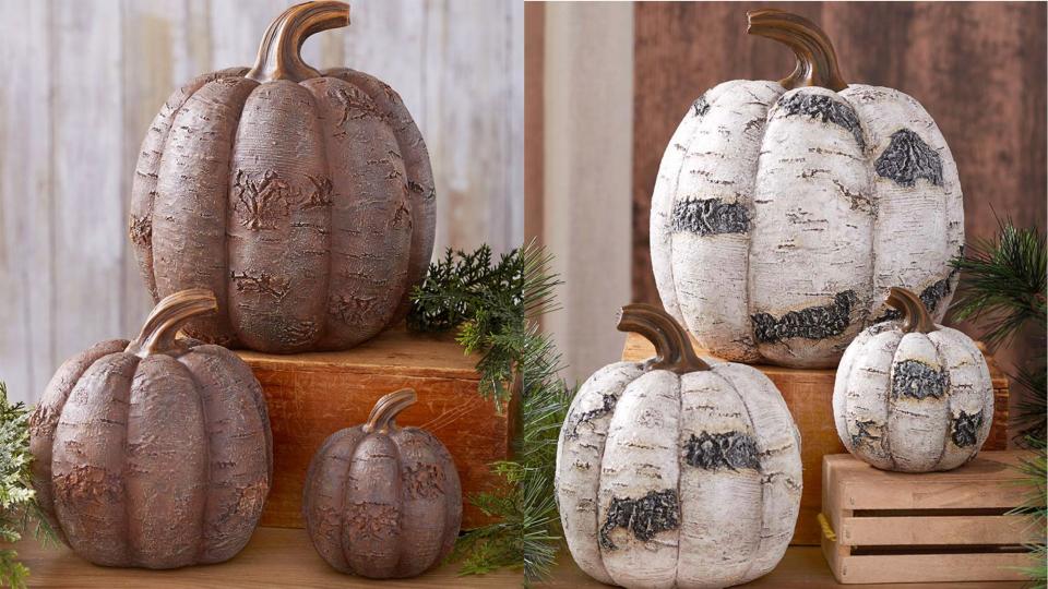 These unique-looking pumpkins will stand out on your table.