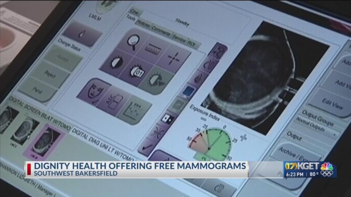 Dignity Health offering free mammograms in southwest Bakersfield