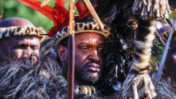 Zulu King Misuzulu ka Zwelithini in August 2022