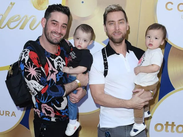 <p>Steve Granitz/FilmMagic</p> Lance Bass and Michael Turchin arrive at the 2023 Gold Meets Golden 10th Anniversary Year Event on Feb. 4, 2023