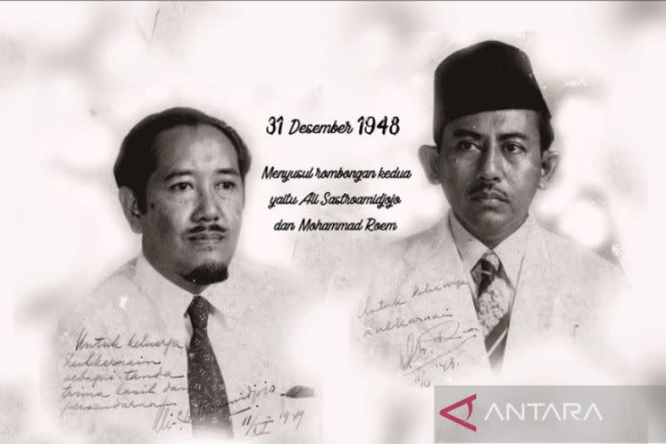 Poster pameran foto sejarah Pekik Merdeka. ANTARA/HO-Disparbud Bangka Barat