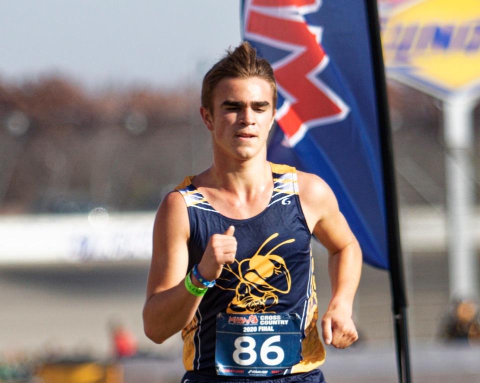 Ithaca's Parks Allen was a Division 3 all-state performer this fall.