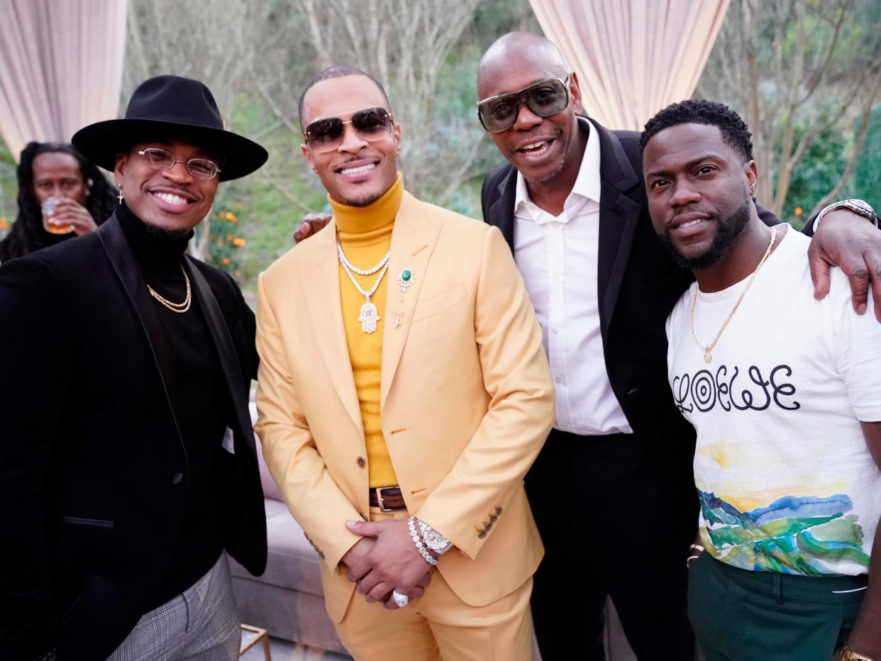 roc nation brunch 2020 kevin hart ti dave chapelle